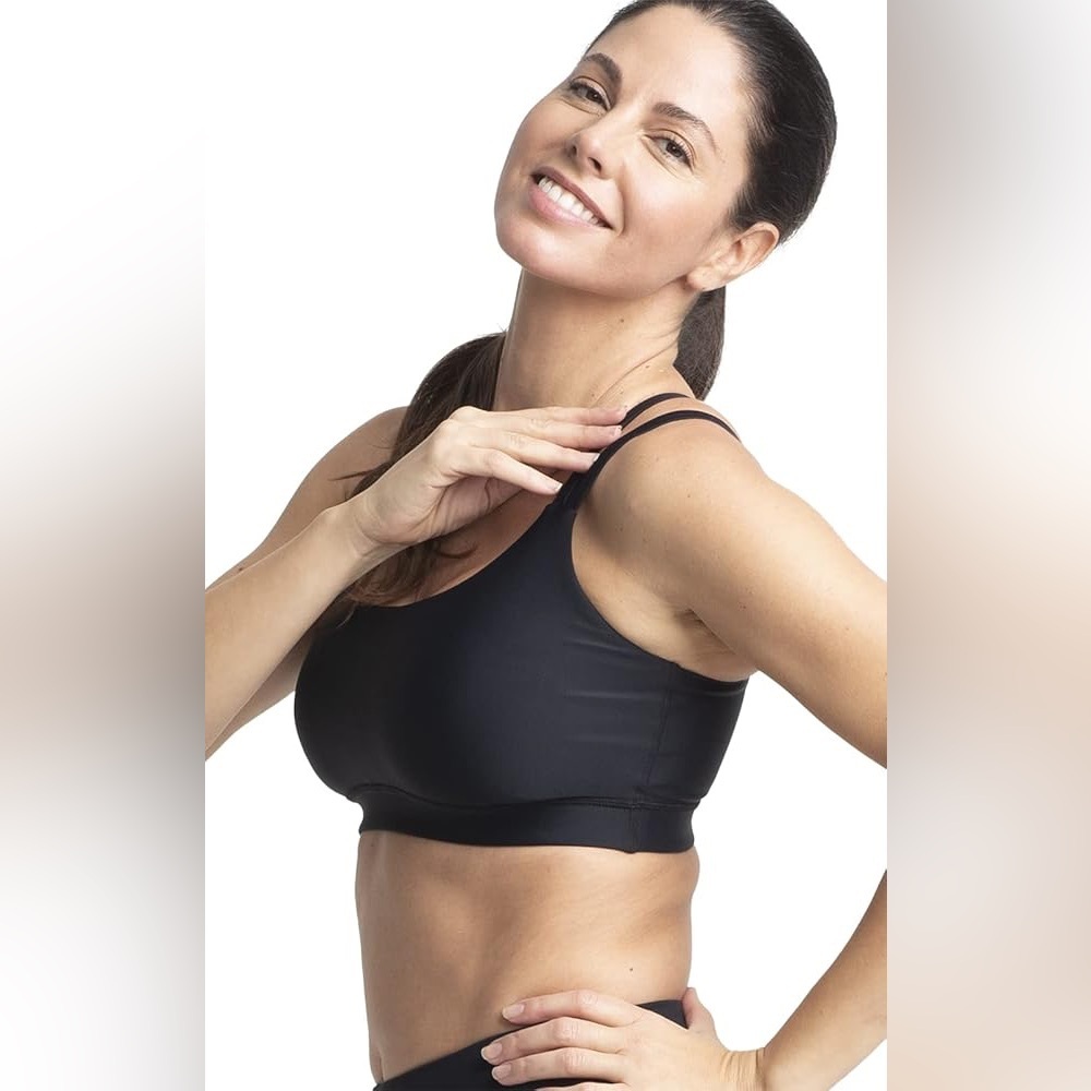 Yummie Sloan Unlined Low Impact Active Bra large​